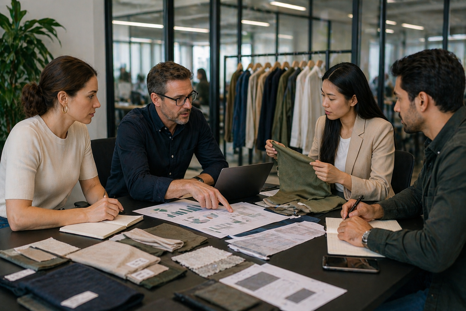 Collaborative design meeting in progress
